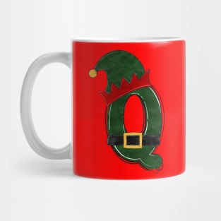 Letter Q - Christmas Letter Mug